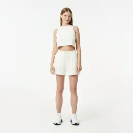 Женские короткие спортивные шорты Lacoste