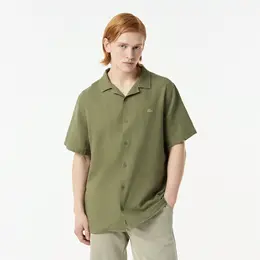 Мужская хлопковая рубашка Lacoste свободного кроя