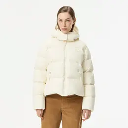 Женская короткая куртка Lacoste с капюшоном