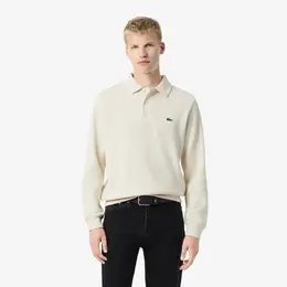 Мужская толстовка Lacoste с воротником-поло из хлопка