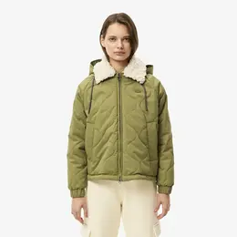 Женская куртка Lacoste с поло-воротником