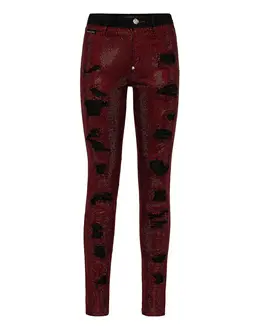 Джинсы С Высокой Посадкой Philipp Plein