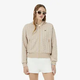 Женская жаккардовая толстовка Lacoste