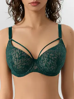 Бюстгальтер макси женский с кружевом