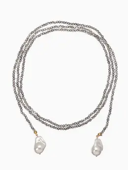 Бусы бисерные с подвесами жемчуг Бусы бисерные с подвесами жемчуг