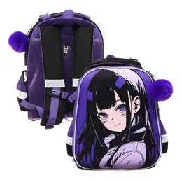 Рюкзак каркасный, 35×26×13, , девочка eva, фиолетовый