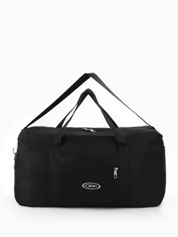 Сумка спортивная, 1 карман, длинный ремень, 53×23.5×28.5 см, черная