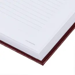 Ежедневник недатированный Attache Ideal балакрон А5 136 листов бордовый
