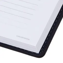 Ежедневник недатированный Attache Velvet искусственная кожа Soft Touch A5+ 136 листов темно-синий navy