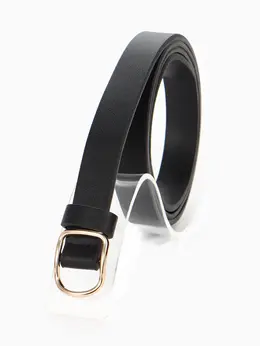 Ремень женский, 1.8×105 см, золотистая пряжка, черный