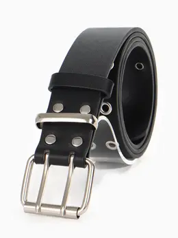 Ремень женский, 3.5×105 см, с люверсами, пряжка металл, черный