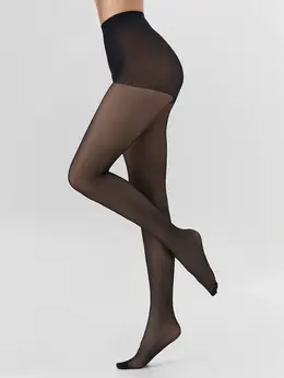 Колготки женские капроновые полуматовые 40 den черные