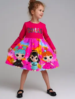 Платье трикотажное