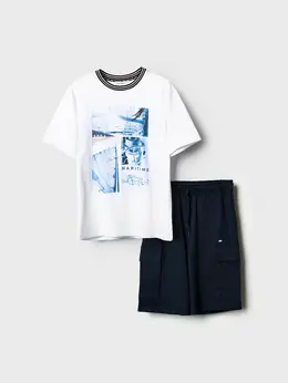 Комплект трикотажный фуфайка футболка шорты Комплект трикотажный фуфайка футболка шорты