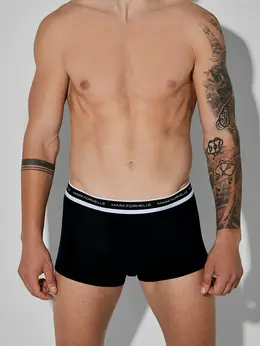 Трусы боксеры мужские черные