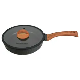 Сковорода литая 24см стеклянная крышка