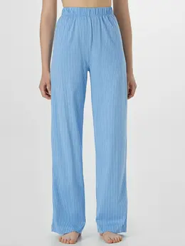 Брюки домашние женские голубые в полоску Брюки домашние женские голубые в полоску