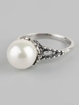 Кольцо жемчуг