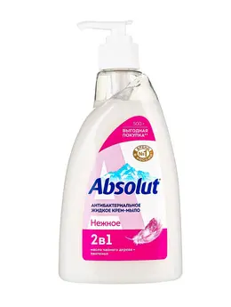 Жидкое крем-мыло антибактериальное , нежное, масло чайного дерева, пантенол, 500 г