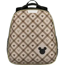 Ранец Комус Класс Light2 Ромбик анатомический бежевый с двумя отделениями