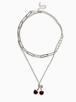 Кулон на цепочке 2 яруса