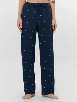 Брюки домашние женские синие Брюки домашние женские синие