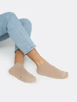 Укороченные мужские носки в цвете капучино