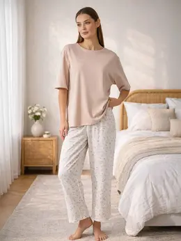 Комплект женский домашний с узором