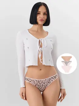 Трусы слипы женские в наборе, 3 шт