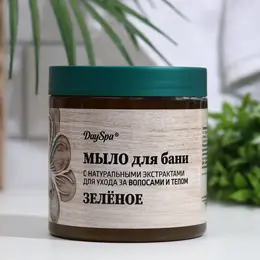 Мыло банное day spa густое, зеленое, 500 мл