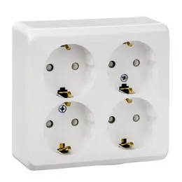 Розетка четверная se