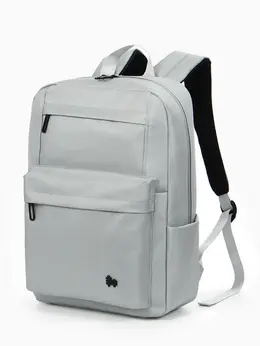 Рюкзак школьный, 1 отделение, 5 карманов, 28×9.5×42 см, серый