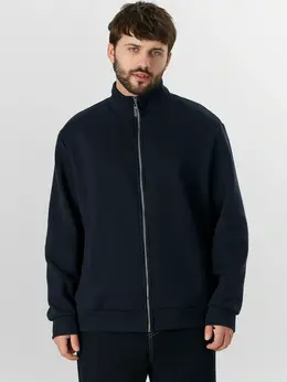 Жакет мужской синий на молнии