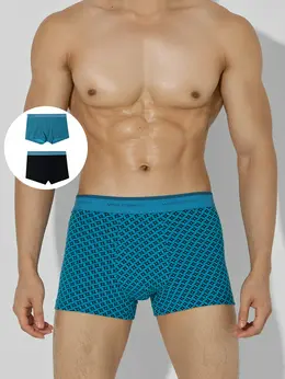 Трусы боксеры мужские в наборе, 2 шт