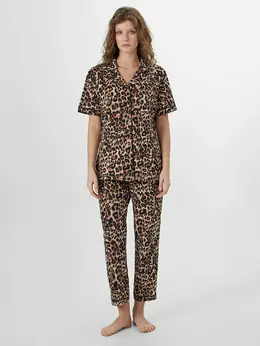 Комплект домашний женский с леопардовым принтом