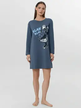 Платье женское домашнее с надписью Платье женское домашнее с надписью