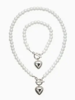 Набор 2 предмета: бусы. браслет