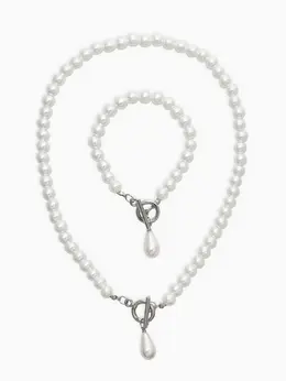 Набор 2 предмета: бусы. браслет