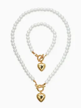 Набор 2 предмета: бусы. браслет