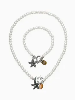 Набор 2 предмета: бусы. браслет