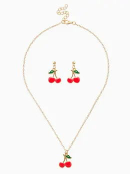 Набор 2 предмета: серьги, кулон