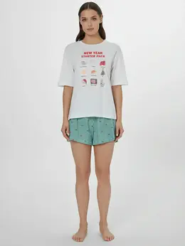 Комплект домашний женский новогодний