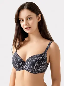 Бюстгальтер макси женский серый