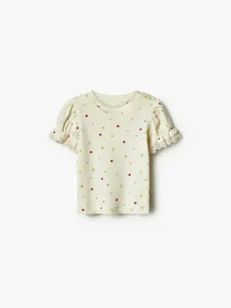 Футболка с рукавами-фонариками для малышей