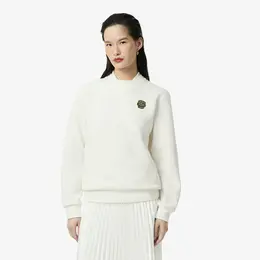 Женский свитшот Lacoste с круглым вырезом и нашивкой
