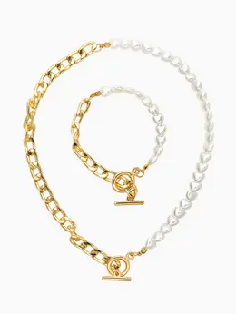 Набор 2 предмета: колье, браслет