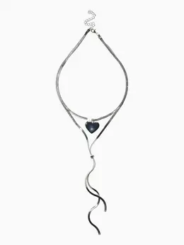 Кулон на затяжке многослойный