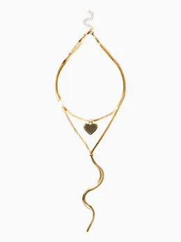 Кулон на затяжке многослойный