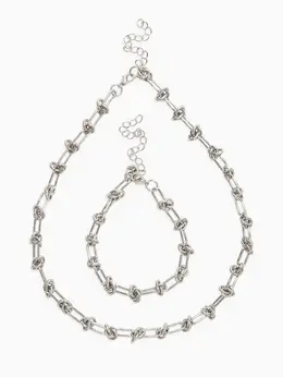 Набор 2 предмета: цепь, браслет