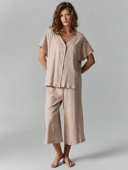 Комплект домашний женский бежевый